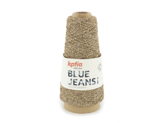 Katia Wolle Blue Jeans I beige-kupfer