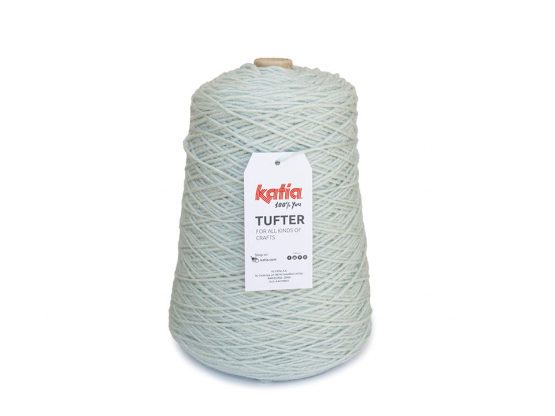 Katia Wolle Tufter Farbe 17 wasserblau