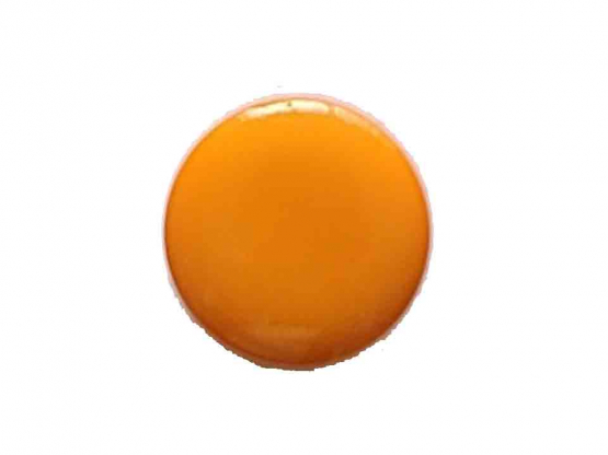 Knopf 13 mm mit Ösen orange 
