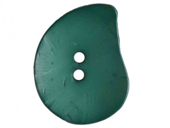 Knopf in Tropenform 50mm dunkelgrün 