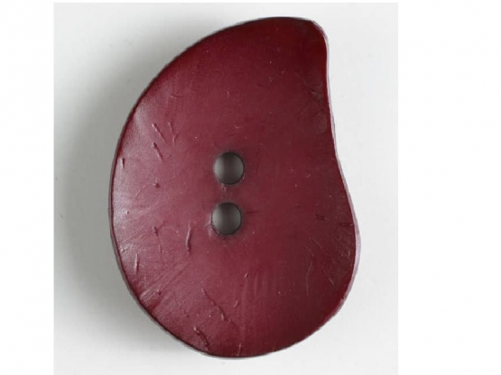 Knopf in Tropfenform 50mm aubergine 