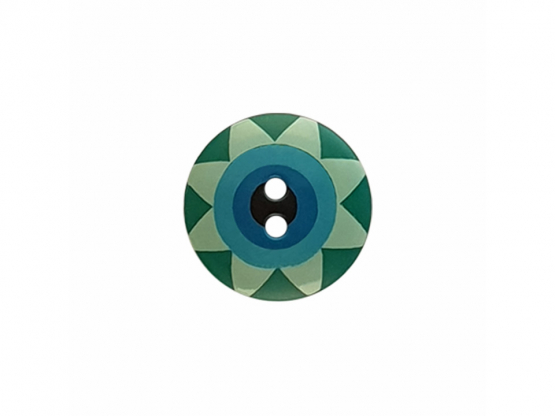 Knopf ø15 mm Blumenoptik 