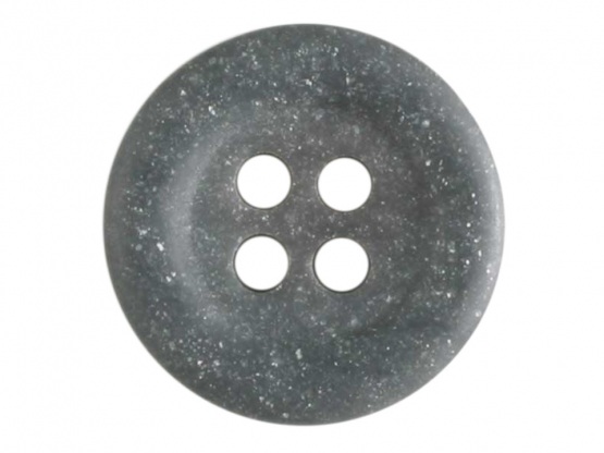 Kunststoffknopf - Größe: 25mm - Farbe: grau 