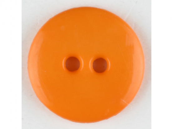 Kunststoffknopf 18 mm orange 