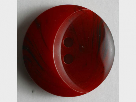 Kunststoffknopf mit ovaler Ausbuchtung - Größe: 23mm - Farbe: 