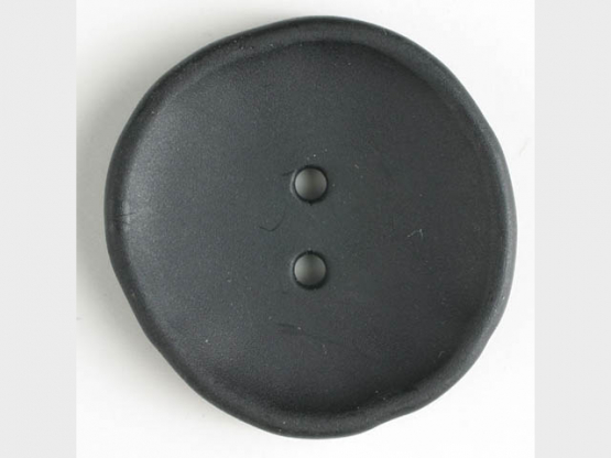 Kunststoffknopf unregelmäßig runde Form mit 2 Löchern - Größe: 28mm - 