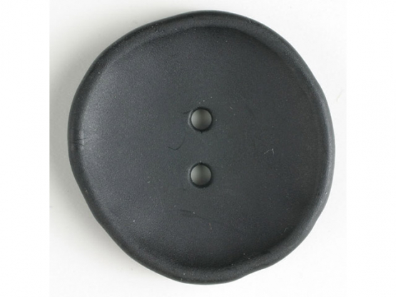 Kunststoffknopf unregelmäßig runde Form mit 2 Löchern - Größe: 38mm - 