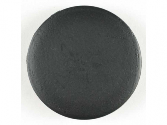 Lederknopf Imitat - Größe: 23mm - Farbe: schwarz - Art.Nr. 290653 