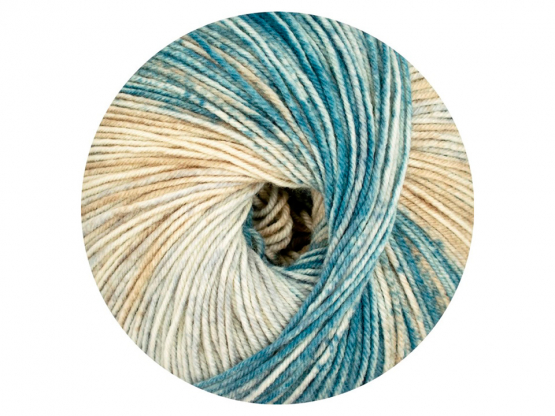 LINIE 12 STREET DESIGN-COLOR beige-natur-blau