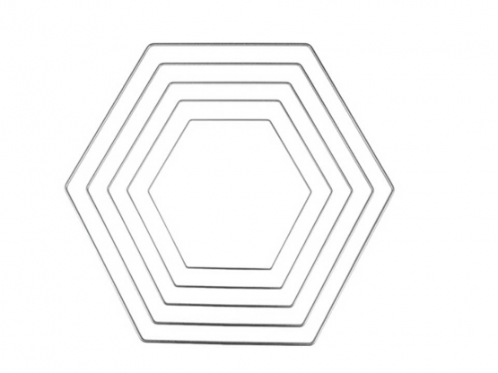 Metallhexagon 