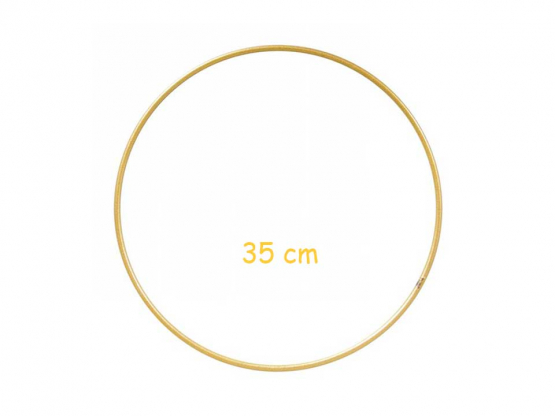 Metallring 3 mm gold ø 35 cm