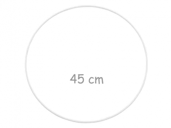 Metallring-weiß ø45cm ø45 cm