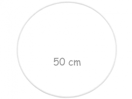 Metallring-weiß ø50cm ø50 cm
