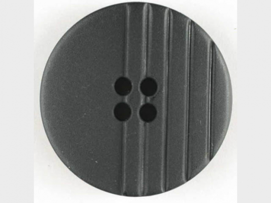 Modeknopf mit halbseitig eingravierten Linien - Größe: 23mm - 