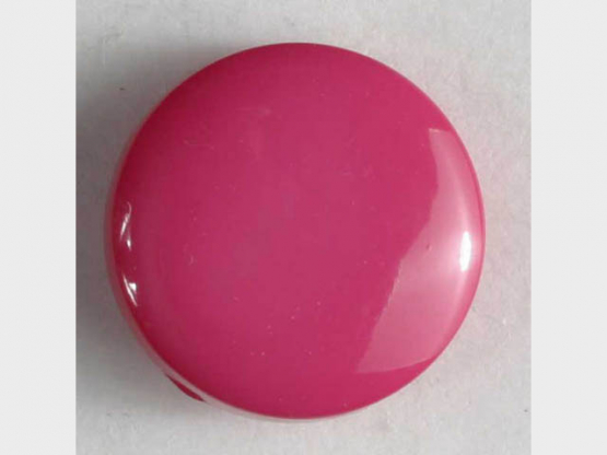 Modeknopf schlicht, glänzend - Größe: 13mm - Farbe: pink - Art.Nr. 