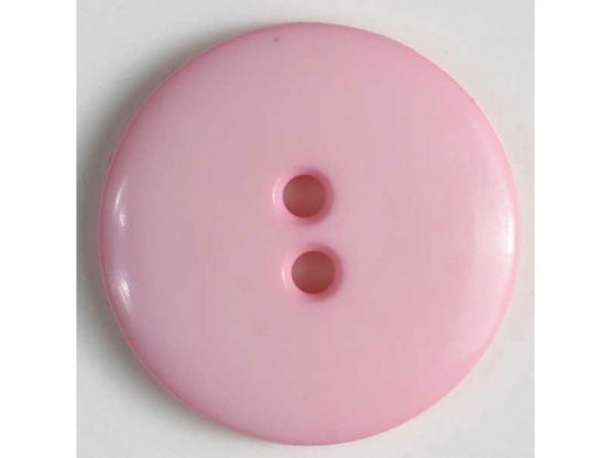 Modeknopf schlicht, glänzend - Größe: 18mm - Farbe: pink - Art.Nr. 