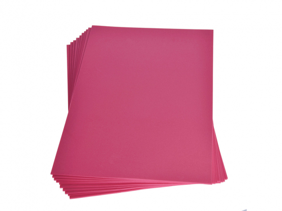 Moosgummiplatte  pink 200 x 300 x 2 mm 