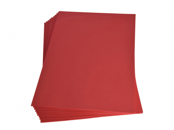 Moosgummiplatte rot  200 x 300 x 2 mm- 