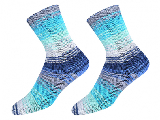 ONline Garne Sensitive Socks Farbe 63 blau-hellblau