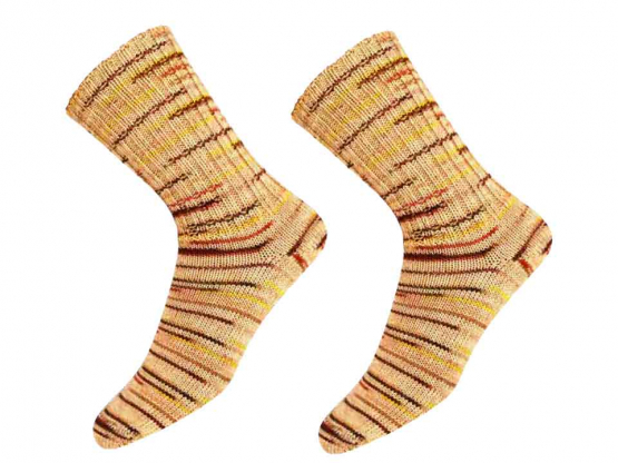 ONline Garne Sensitive Socks Farbe 81 beige-braun