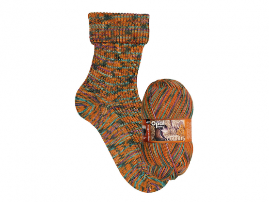 OPAL Sockenwolle 4fach Country Farbe 11296 Gemütlichkeit