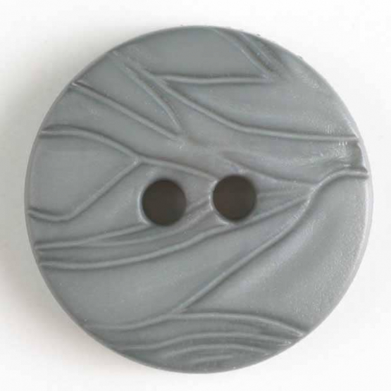 Polyamidknopf - Größe: 28mm - Farbe: grau 