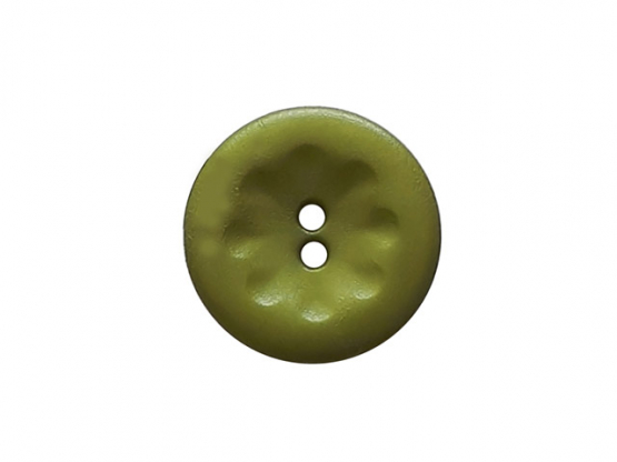 Polyamidknopf 2-Loch marmoriert - Größe: 30mm - Farbe: grün - Art.Nr. 
