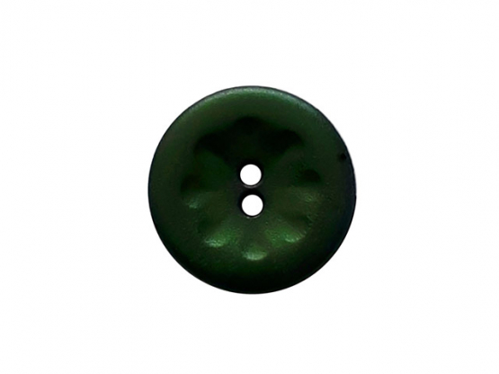 Polyamidknopf 2-Loch uni farben - Größe: 13mm - Farbe: grün - Art.Nr. 