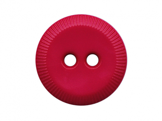 Polyamidknopf rund mit 2 Löchern ø 13 mm  pink 