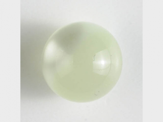 Polyester-Kugelknopf mit Öse - Größe: 10mm - Farbe: grün - Art.Nr. 