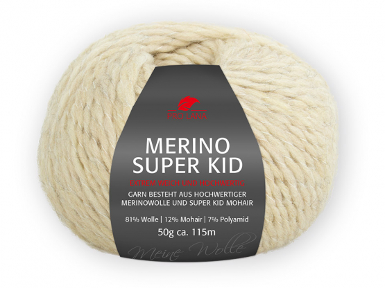 Pro Lana Merino Super Kid Farbe 115 beige meliert