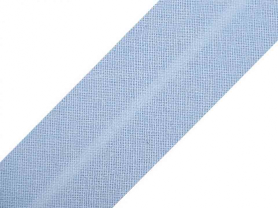 Prym Schrägband Baumwolle 40/20 mm hellblau 