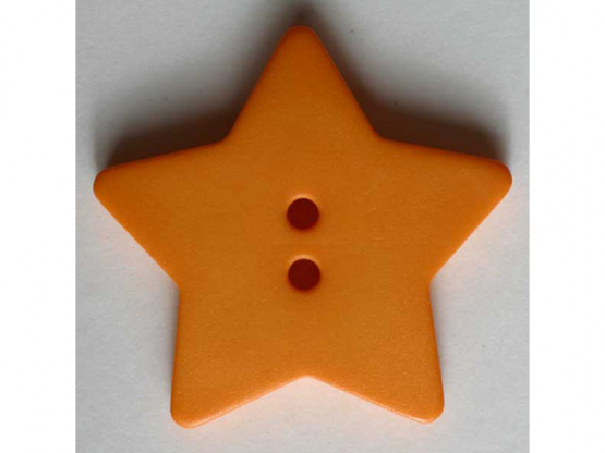 Quiltingknopf in Form eines hübschen Sternes - Größe: 15mm - Farbe: 