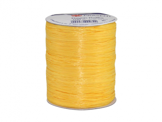 Raffia Bast Rayon gelb