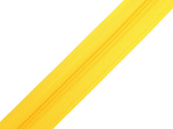 Reißverschluss meterware Nylon 4mm gelb 