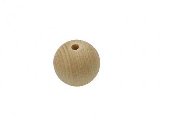 Rohholzkugeln gebohrt ø 4 mm 16Stk. 18mm