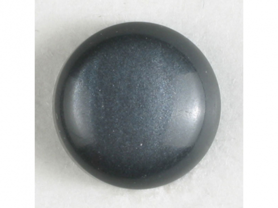 schlichter Puppenknopf  ø 8mm schwarz 