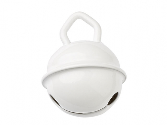 Schnulli-Glöckchen Schelle, 15 mm, Btl. à 2 St., EN 71 weiss,