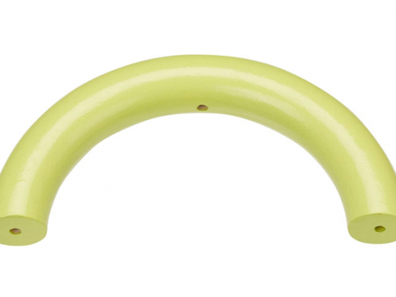Schnulli-Halbring 100/14 mm, 3 Bohrungen lemon,