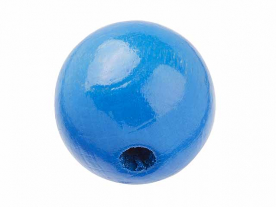 Schnulli-Sicherheits-Perle 12 mm,  Btl.. à 10 St. blau