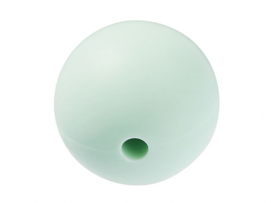 Schnulli-Silikon Perle rund 15 mm, Btl. à 4 St. mint,