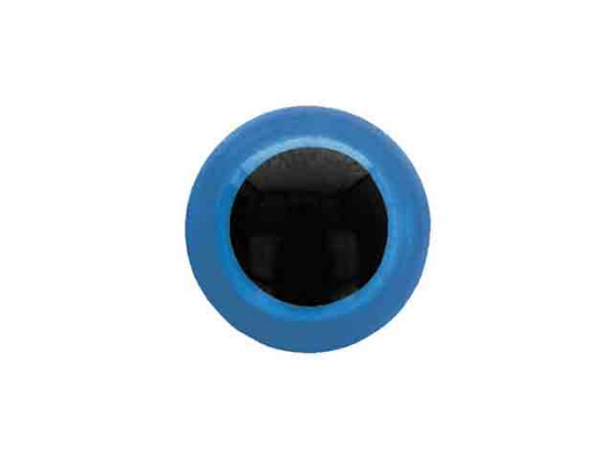 Sicherheitsauge ø 18 mm blau-schwarz