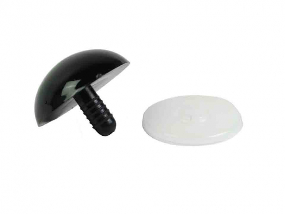 Sicherheitsaugen ø 40mm schwarz 1 Paar 