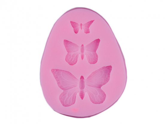 Silikon Form SB1 Schmetterlinge 7.2x5.7x0.9cm 