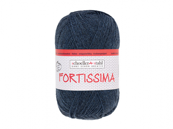 Sockenwolle Fortissima 100 uni Farbe 2037 polarmeliert