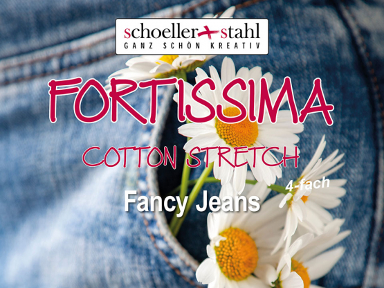 Sockenwolle Fortissima Cotton Stretch Fancy Jeans 