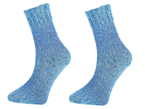 Sockenwolle Fortissima Mistral color Azurblau