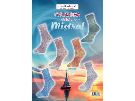 Sockenwolle Fortissima Mistral color 