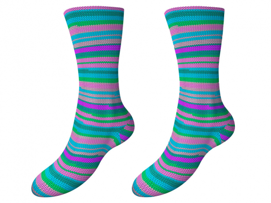 Sockenwolle Fortissima Rigato color Farbe 580 Alex