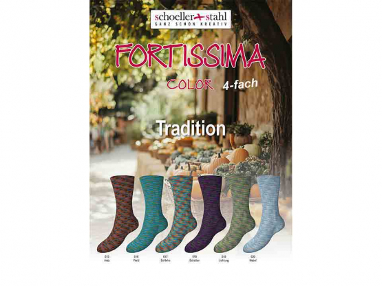 Sockenwolle Fortissima Tradition color 